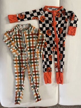Dream Big Little Co. set of 2 - Fall and Halloween pajamas